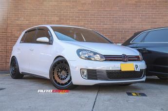 VOLKSWAGEN GOLF CCV MATTE BLACK TINTED FACE